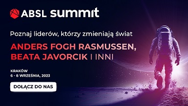 Logo targów ABSL Summit 2023 “Lead the way. Stay ahead” 