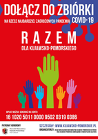Zbiórka publiczna COVID 19 Plakat